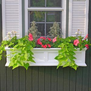 Fairfield 11 in. x 36 in. Plastic Window Box