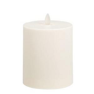 Premium Flicker Flameless Outdoor Candle, Ivory - 4 x 8''
