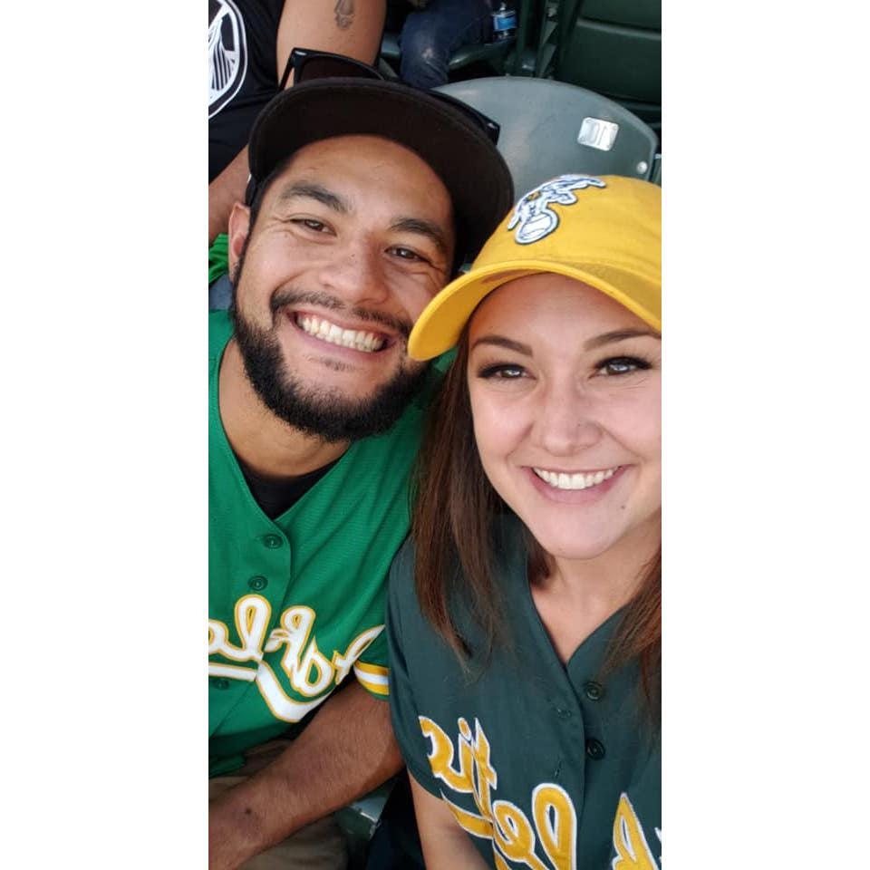 A's Game (Despite Amber being a Giants fan)