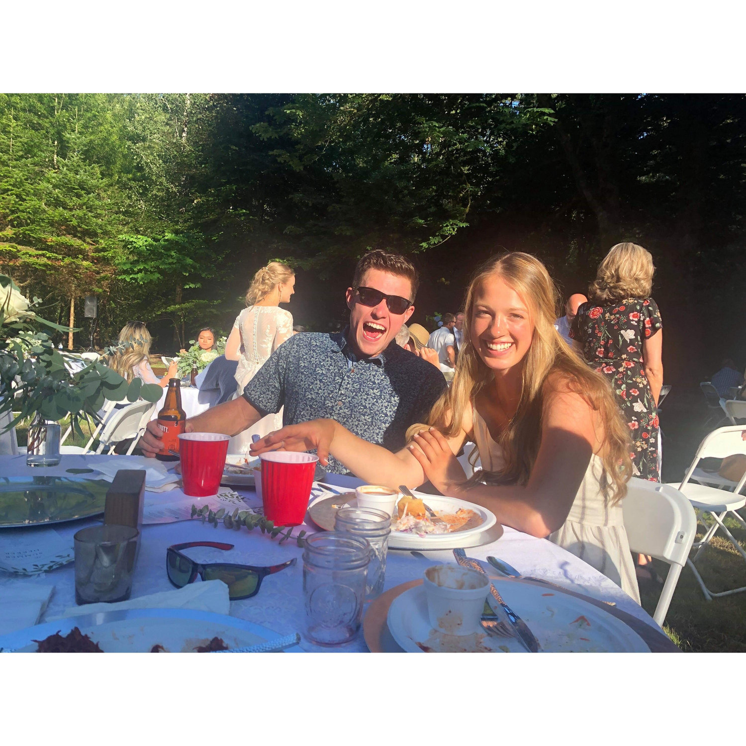 Summer and Dekker's Wedding, our first date :)
