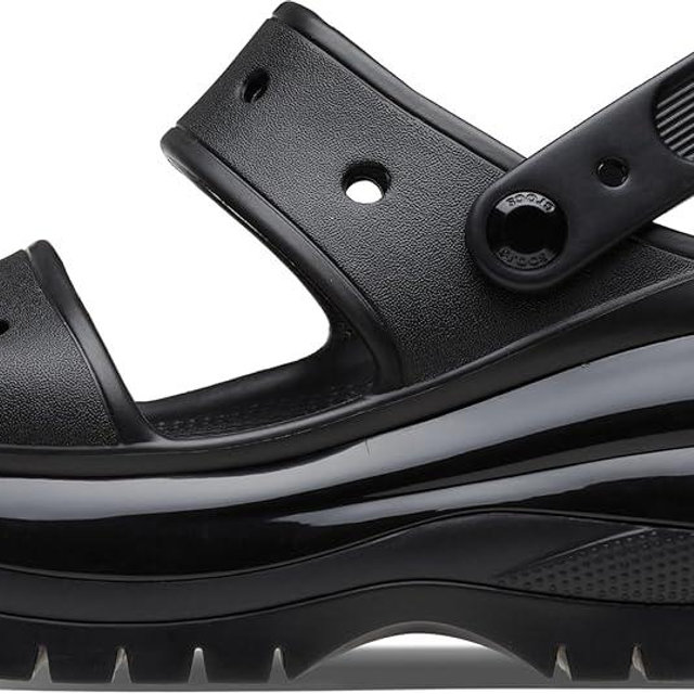 Crocs Unisex Classic Mega Crush Platform Sandals Wedge