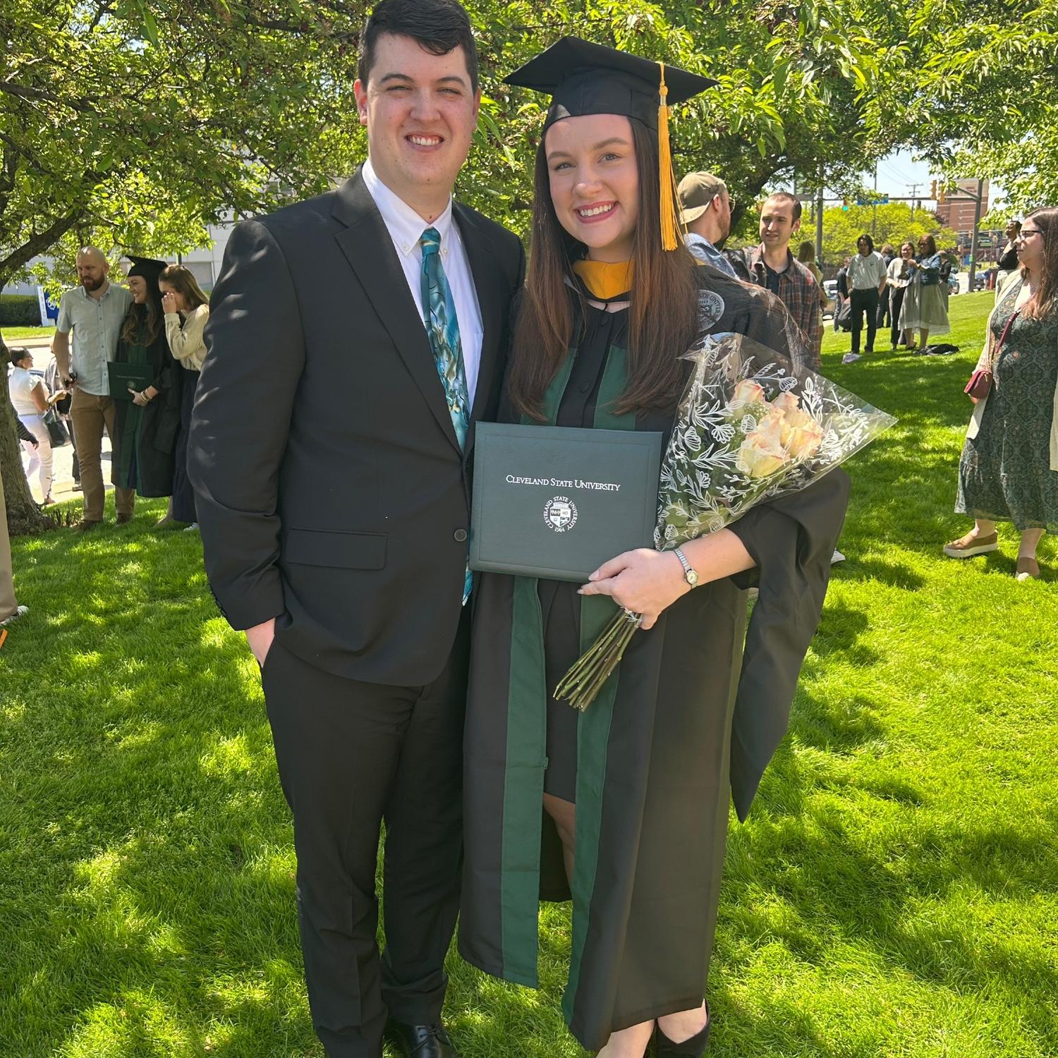 Amy’s graduation for her masters in Speech-language pathology