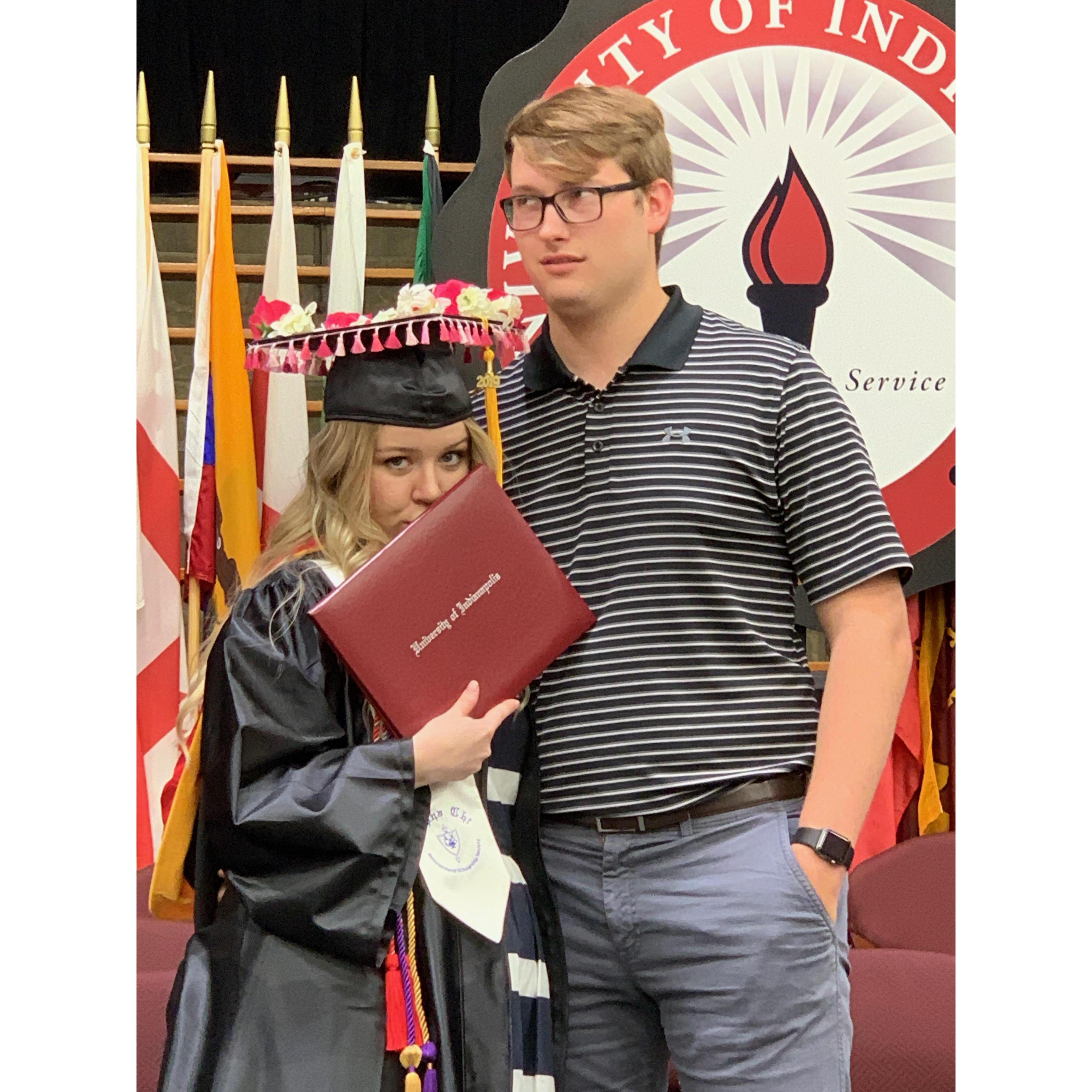 Vanessa's college graduation