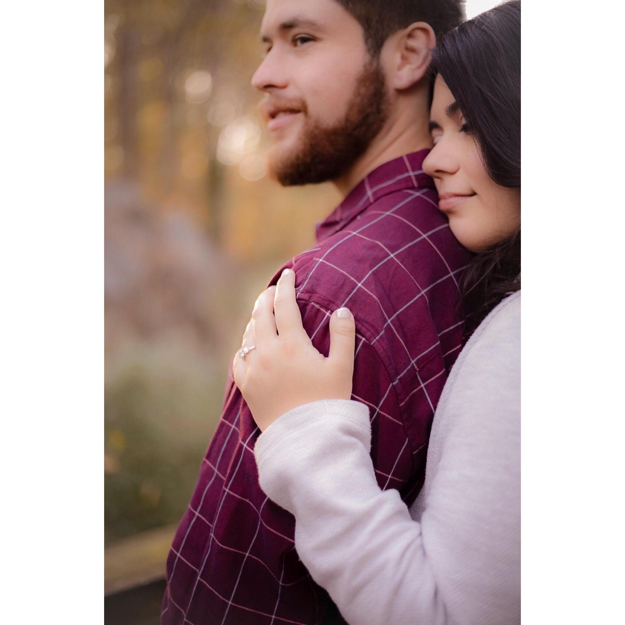Engagement Photo Shoot credit goes to Lauren Harder. Location is Roanoke Canal Trail.