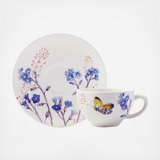 Azur Teacup & Saucer, Set of 2
