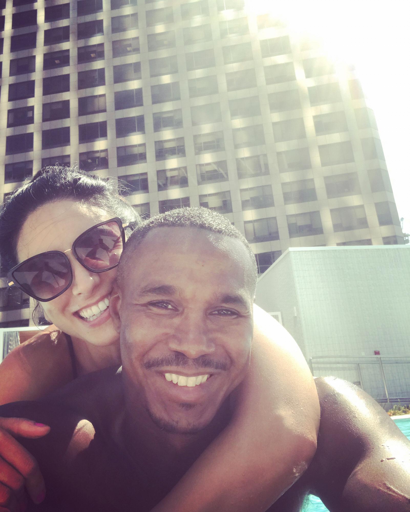 One of our many pool days, this one in particular was in Downtown LA, Summer of 2017