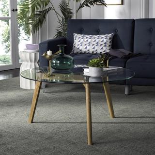 Modern Round Glass Coffee Table