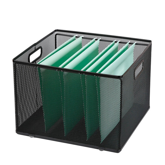 10" x 14" x 13.25" Mesh Crate File Box - Made By Design™