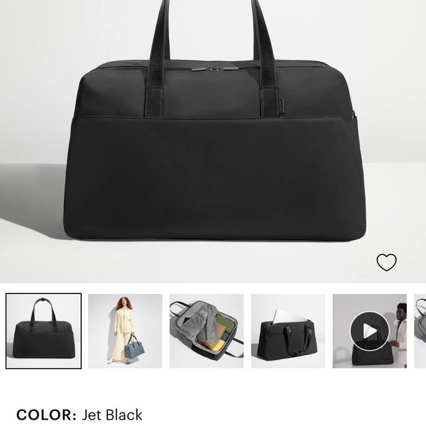 The Weekender in Jet Black