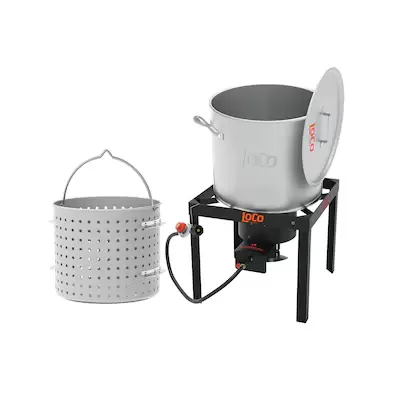 LoCo COOKERS Loco 100qt Boiling Kit with Twist and Steam/Sure Spark