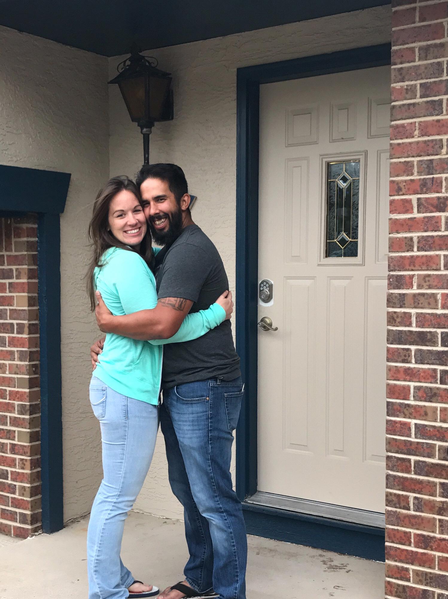 The day we closed on our house (August 2017)