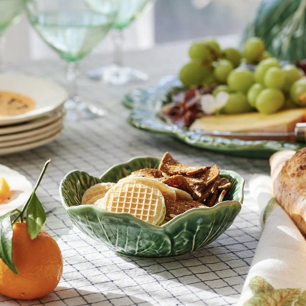 Bordallo Pinheiro Cabbage Bowls - Set of 4, Green