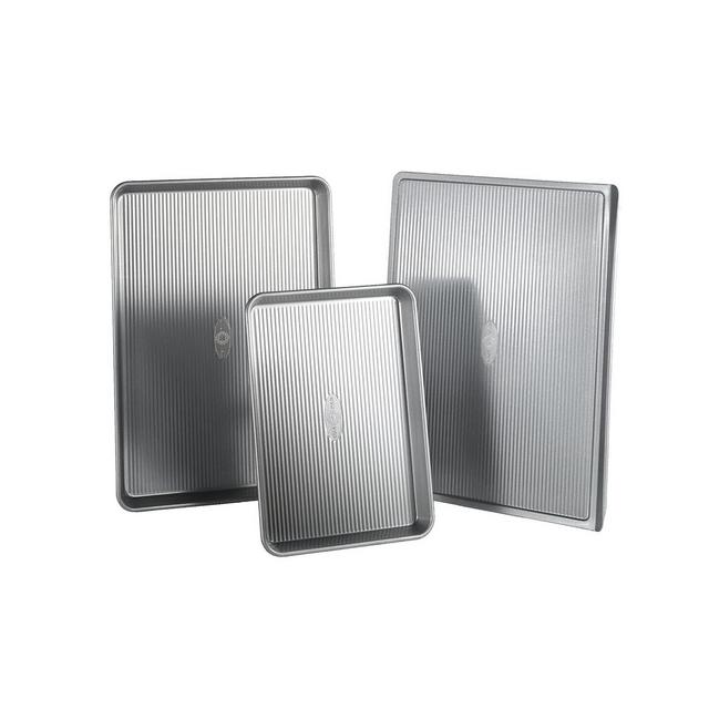 USA Pan Non-Stick Aluminum 3-Piece Bakeware Set