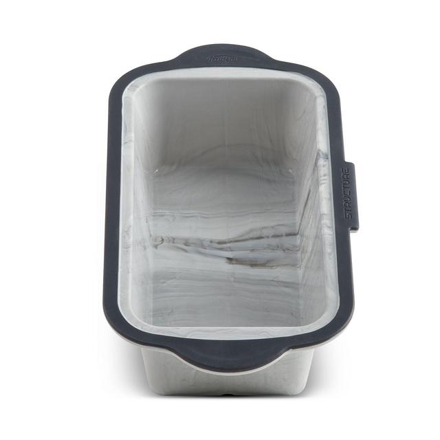 Trudeau Structured Silicone Marble Loaf Pan