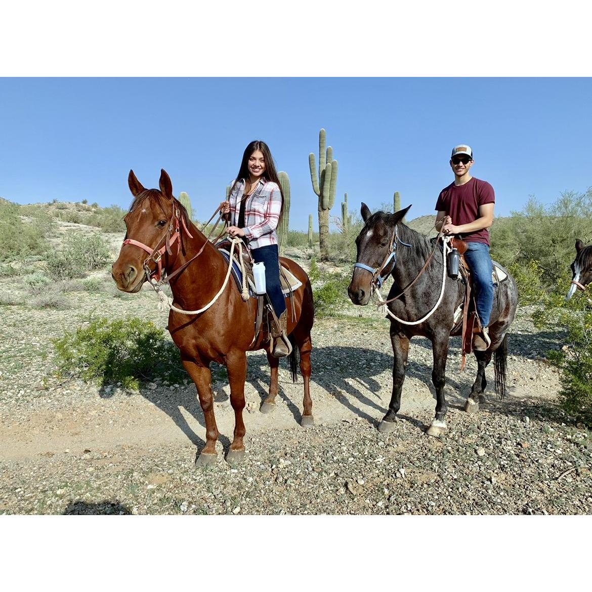 Horseback riding at South Mountain in Arizona!