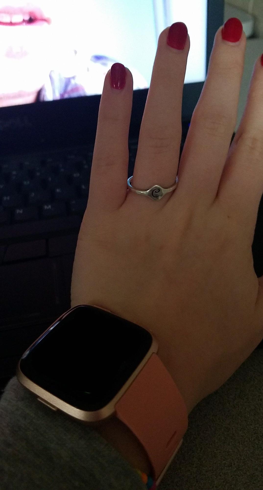 The first promise ring Clayton gave Emma on June 14, 2018!