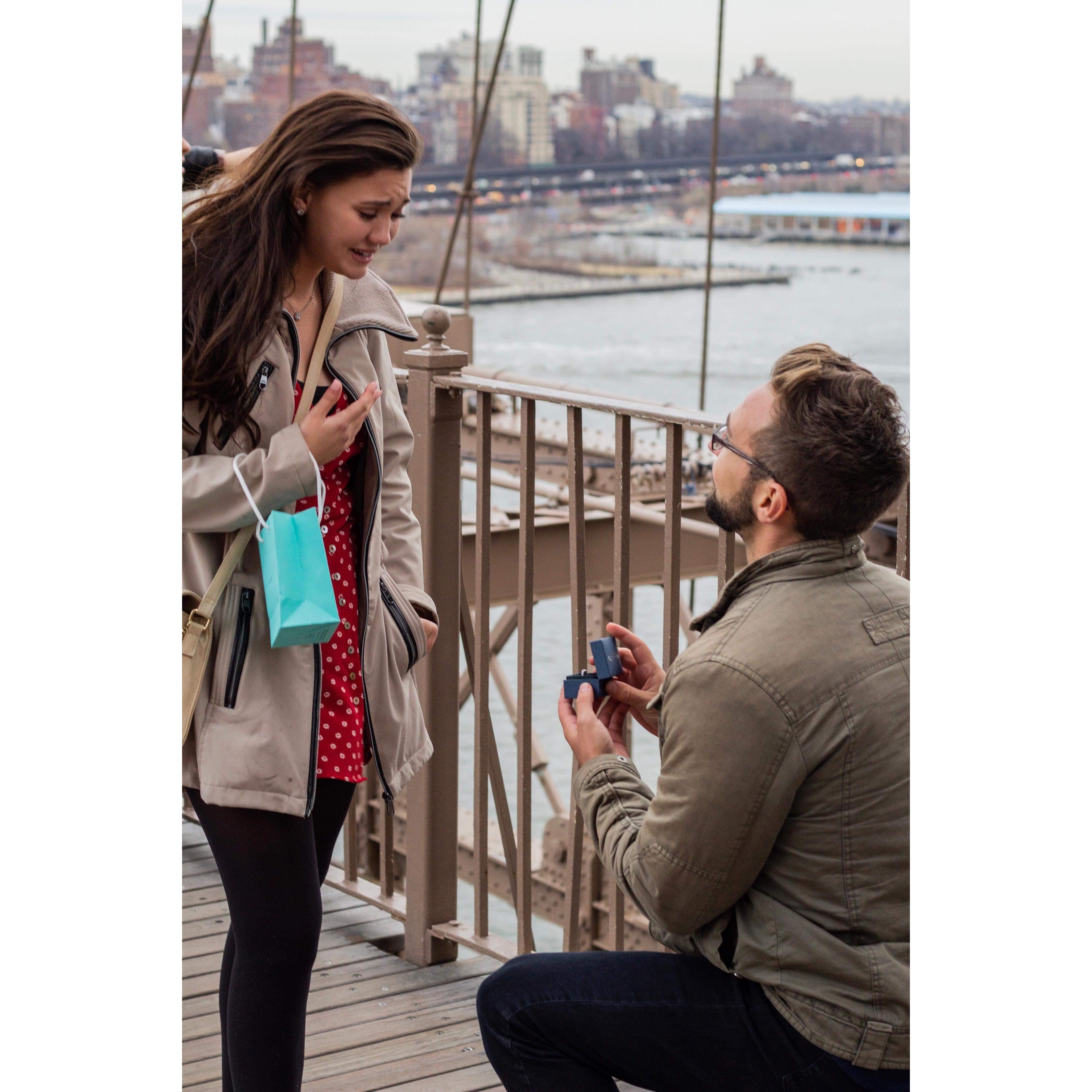 He asked and she...was very surprised.