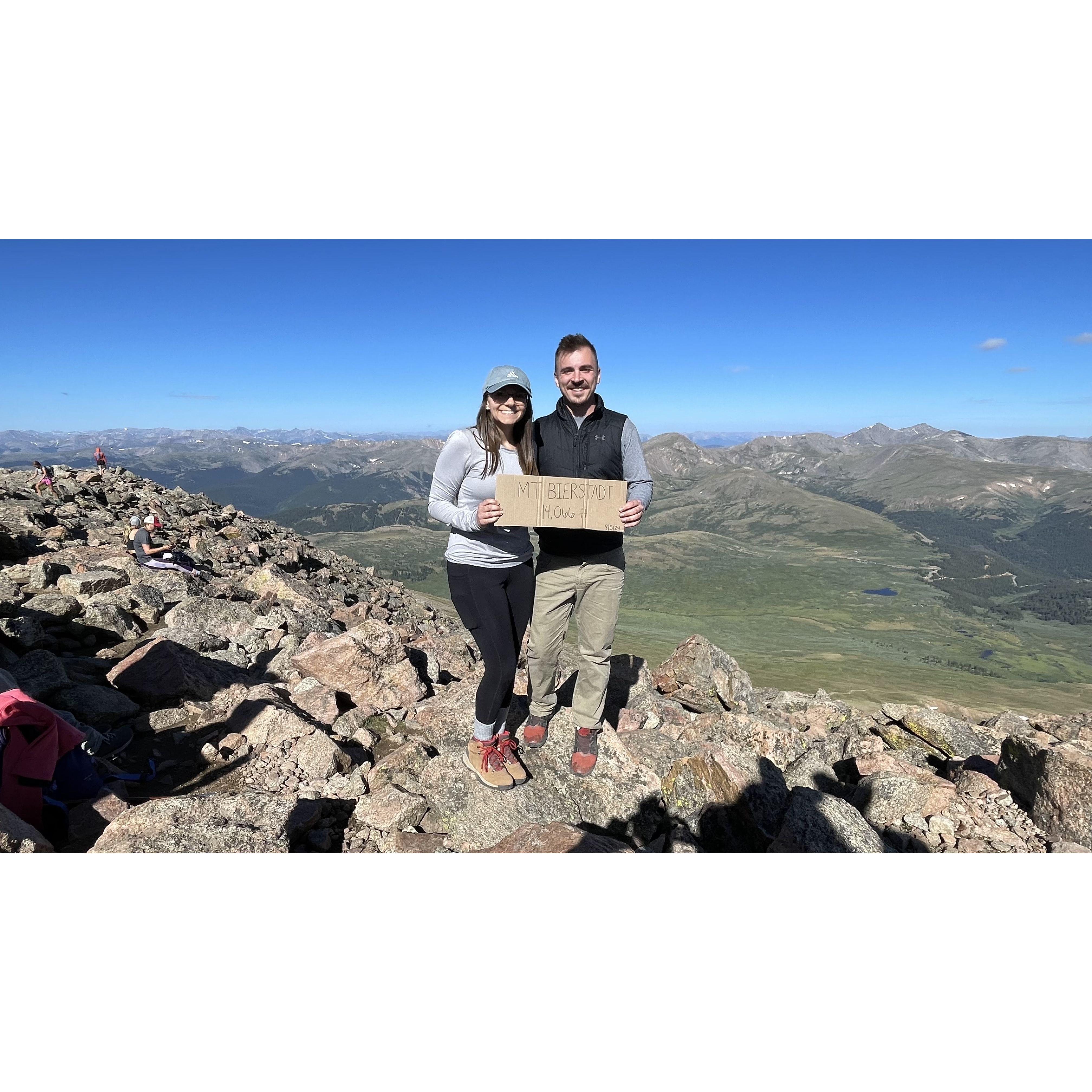 Our first 14er