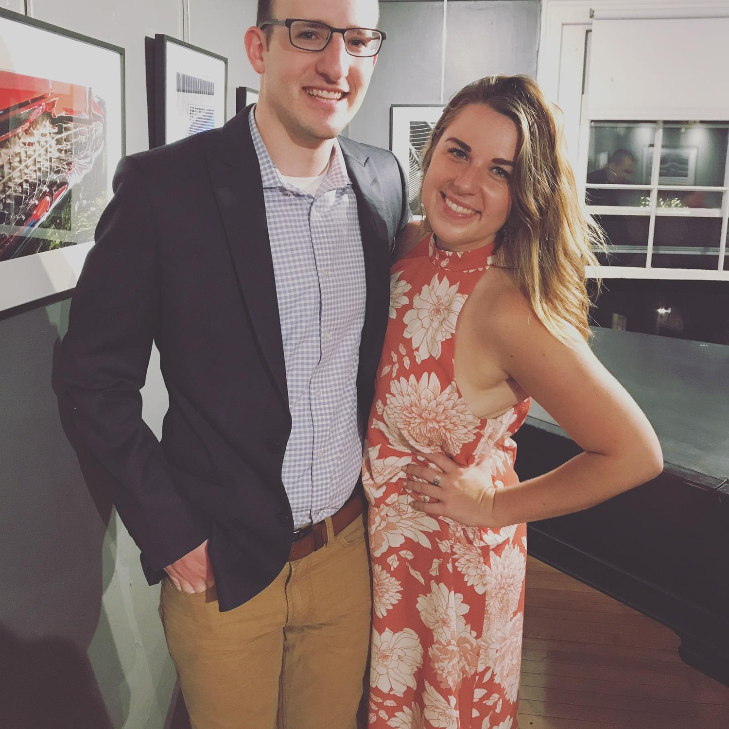 Celebrating our *second favorite* Hinge couple Abby & Sam’s engagement in Marblehead, August 2018