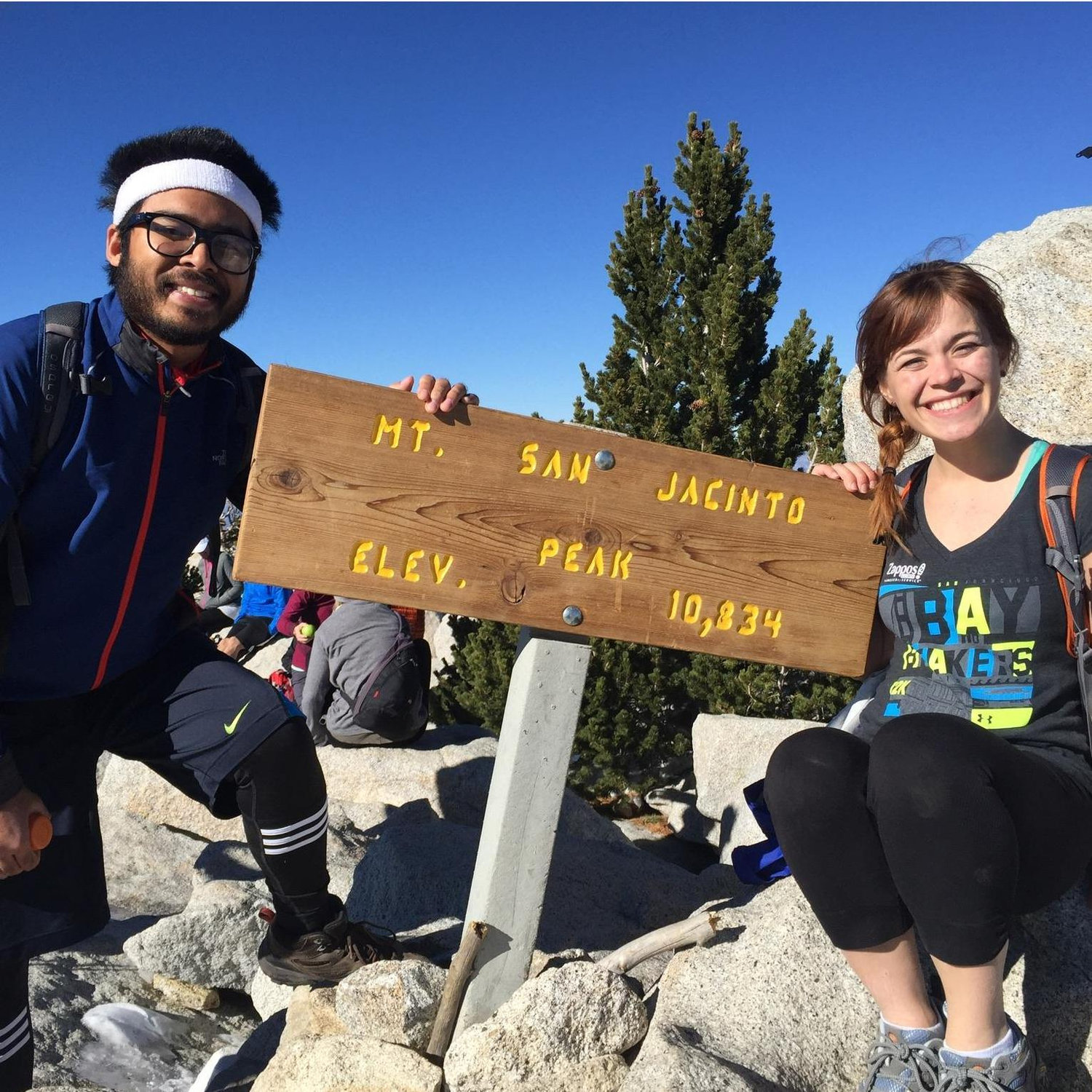 At the top of Mt. San Jacinto!