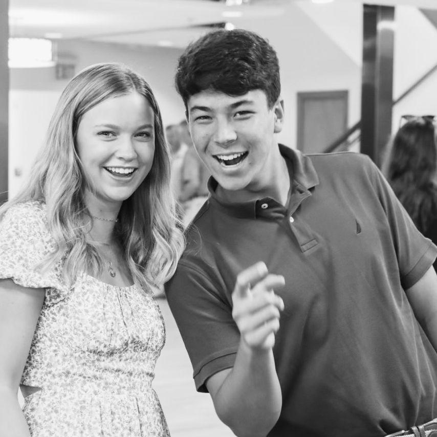 our first picture together! Just friends!