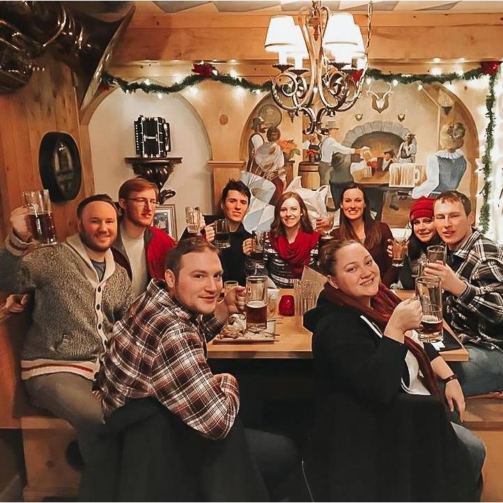 Photo from a trip to Leavenworth that we took with the Kissinger cousins in January 2017.