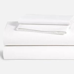 Classic Percale Core Sheet Set | White | King