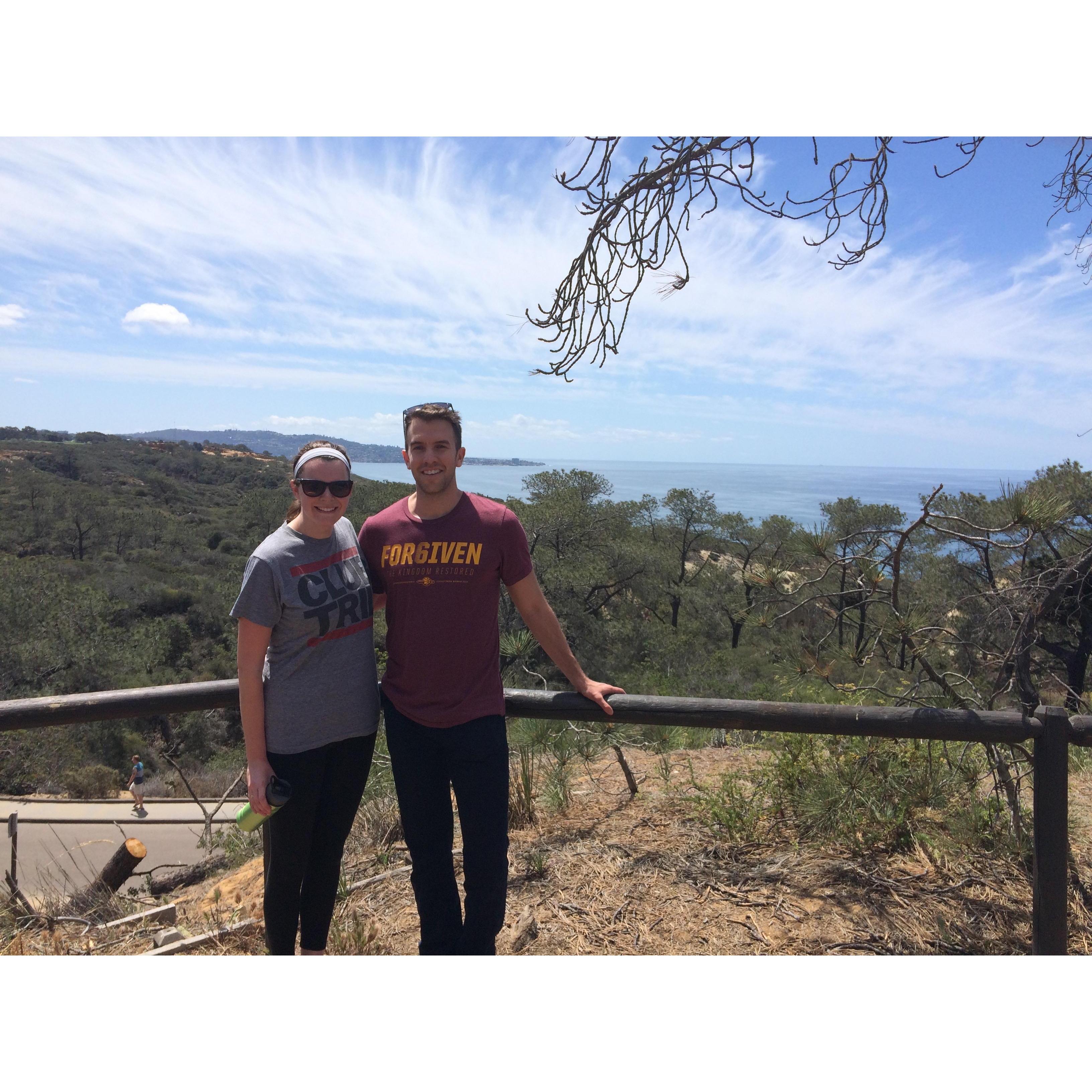 At Torrey Pines in San Diego