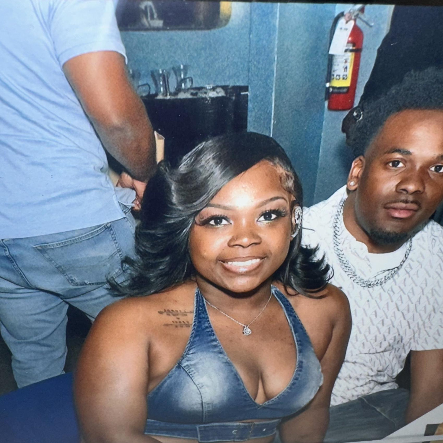 Pretty girl energy with my man right beside me.
