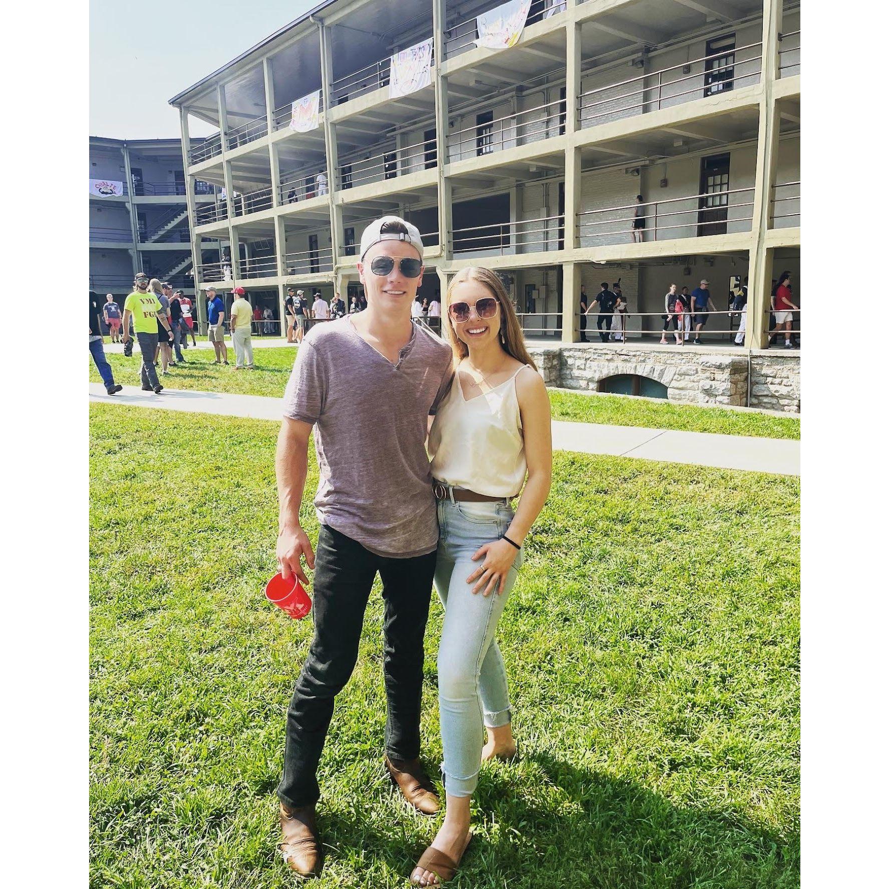 Visiting VMI Barracks for Preston's 5th Year Reunion - 09.2022