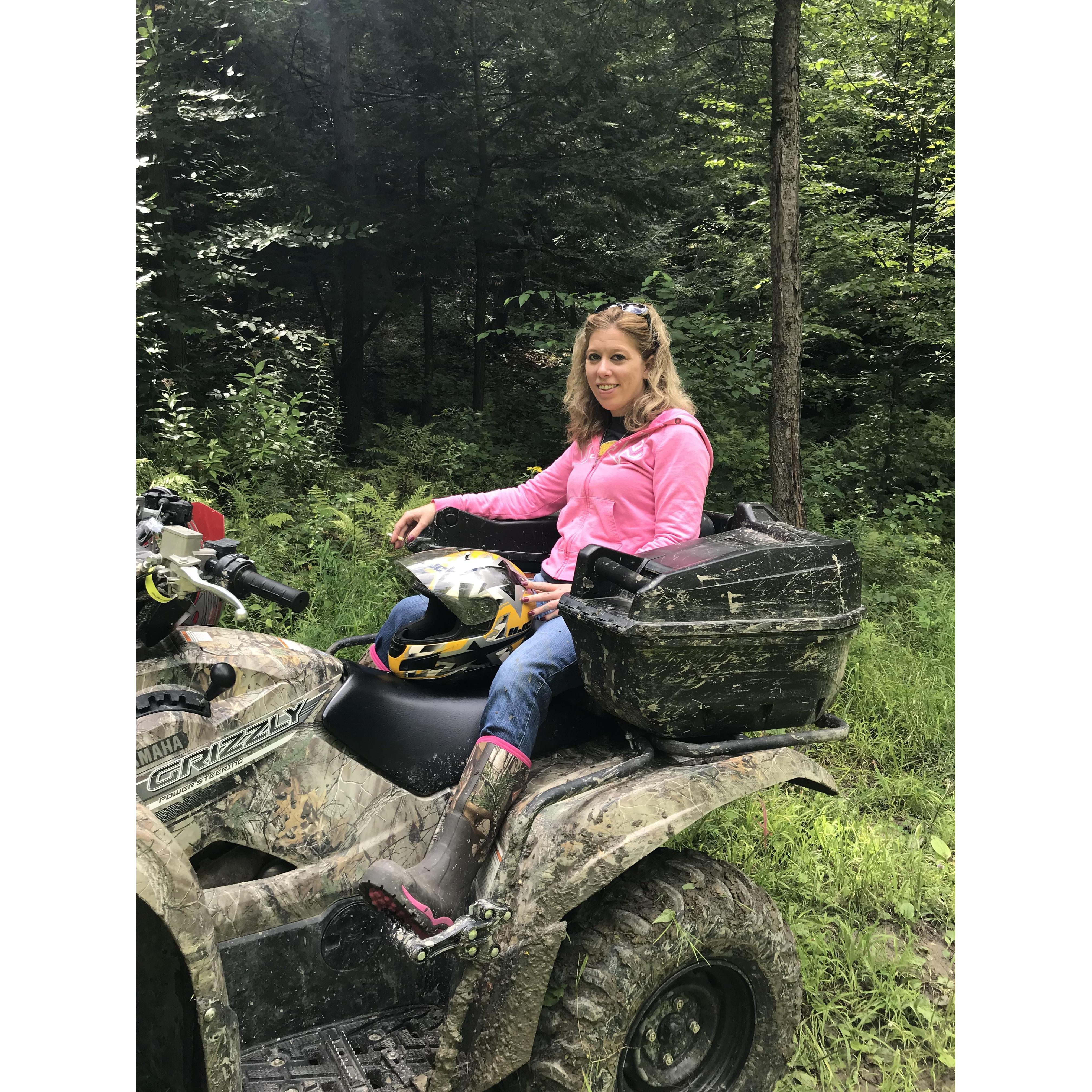 One of our many 4 wheeling adventures.