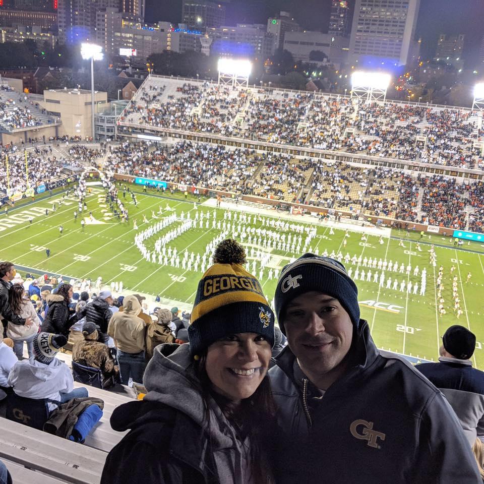 My first GT game in Georgia!!