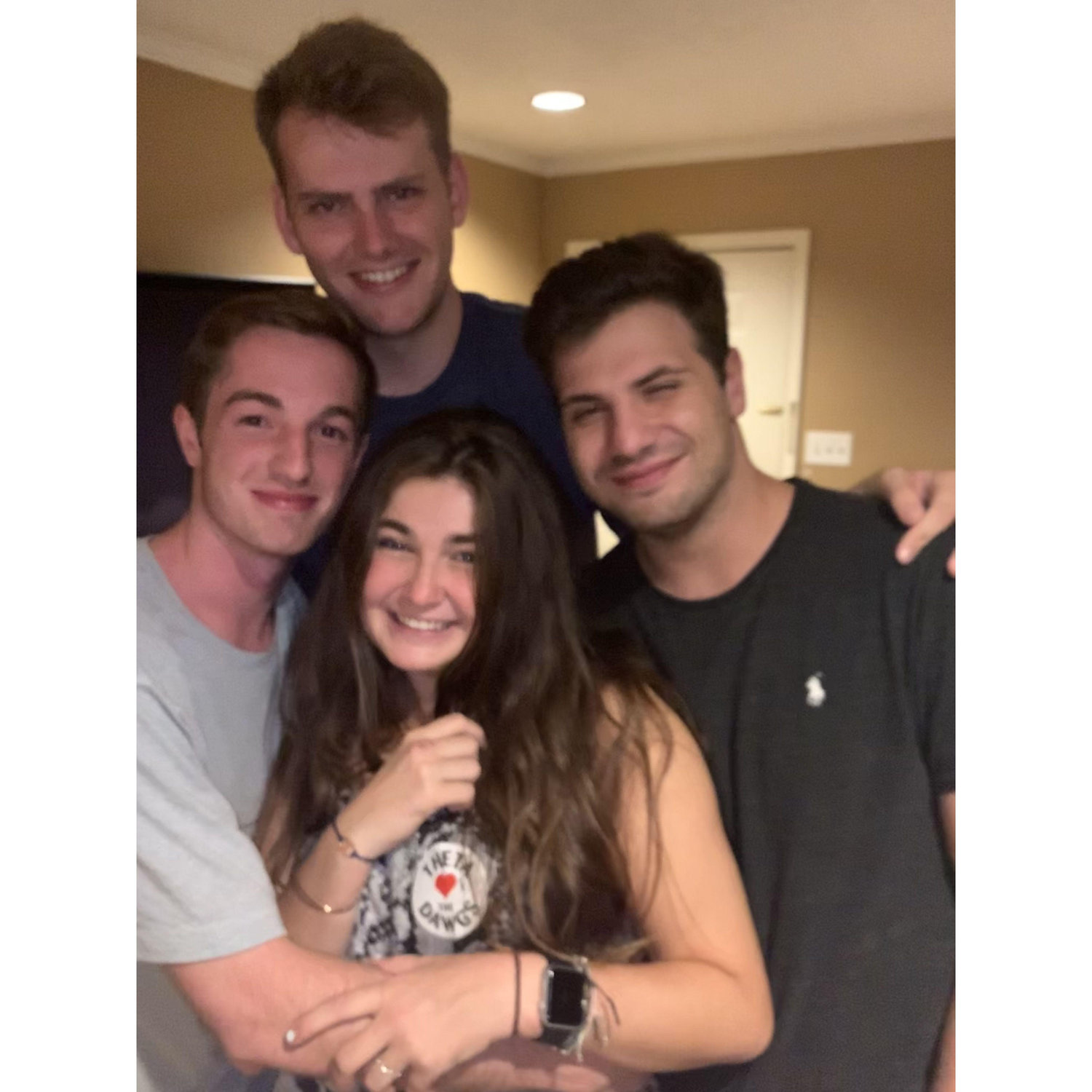 October 2019: Grayson, Thomas, and Giancarlo made it to Athens for game day.