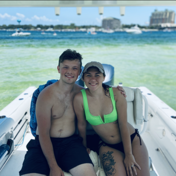 We got to see dolphins!!!