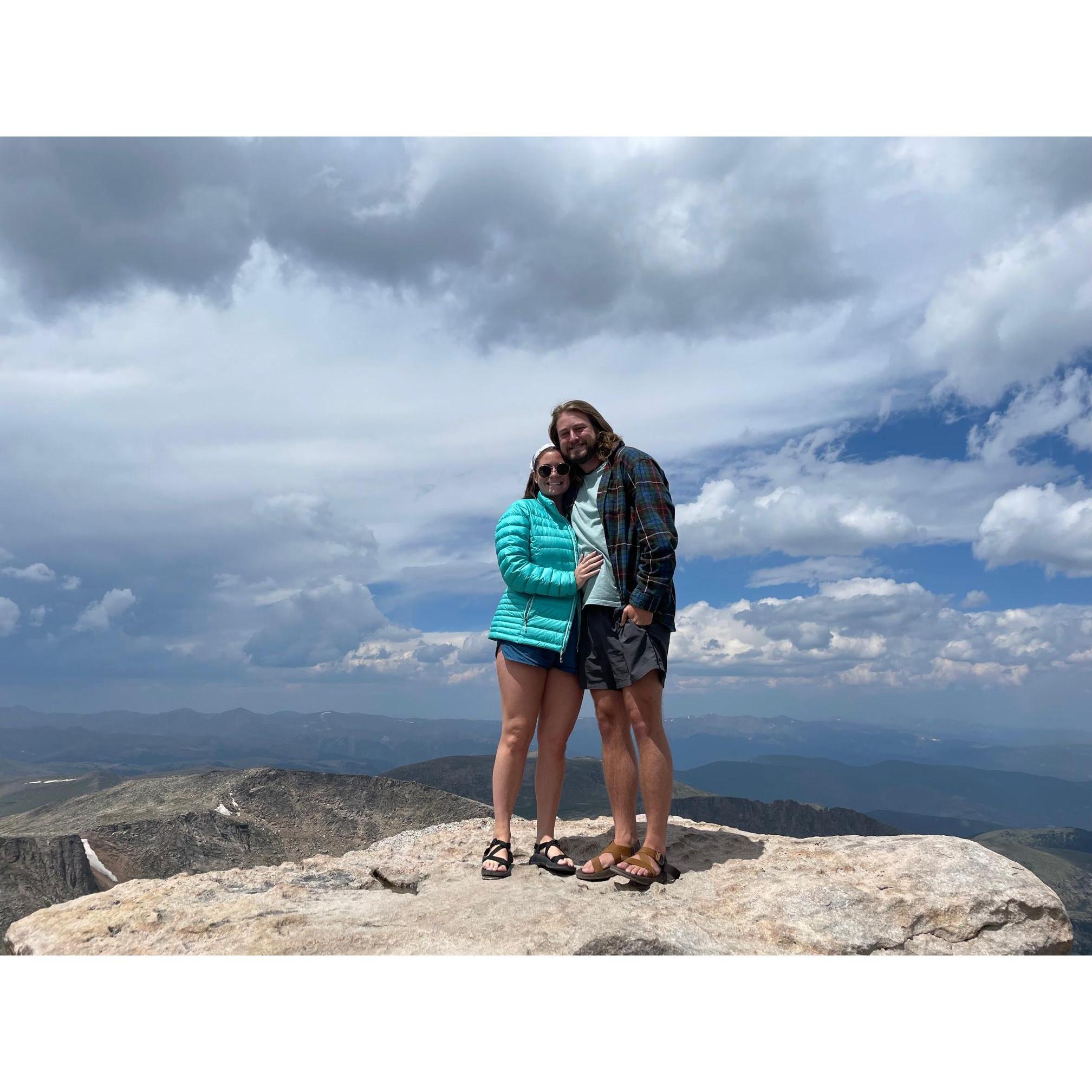 Taken at the top of MT. Evans!
