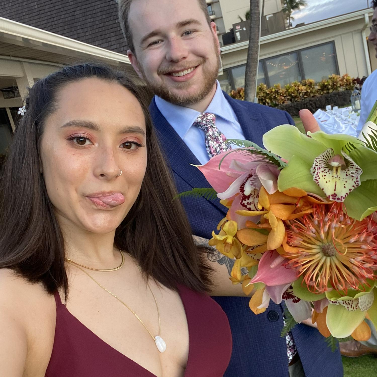 Sarah and cory’s reception in Lahaina