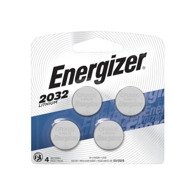 Energizer 2032 Coin Lithium Batteries 4 ct (2032BP-4)