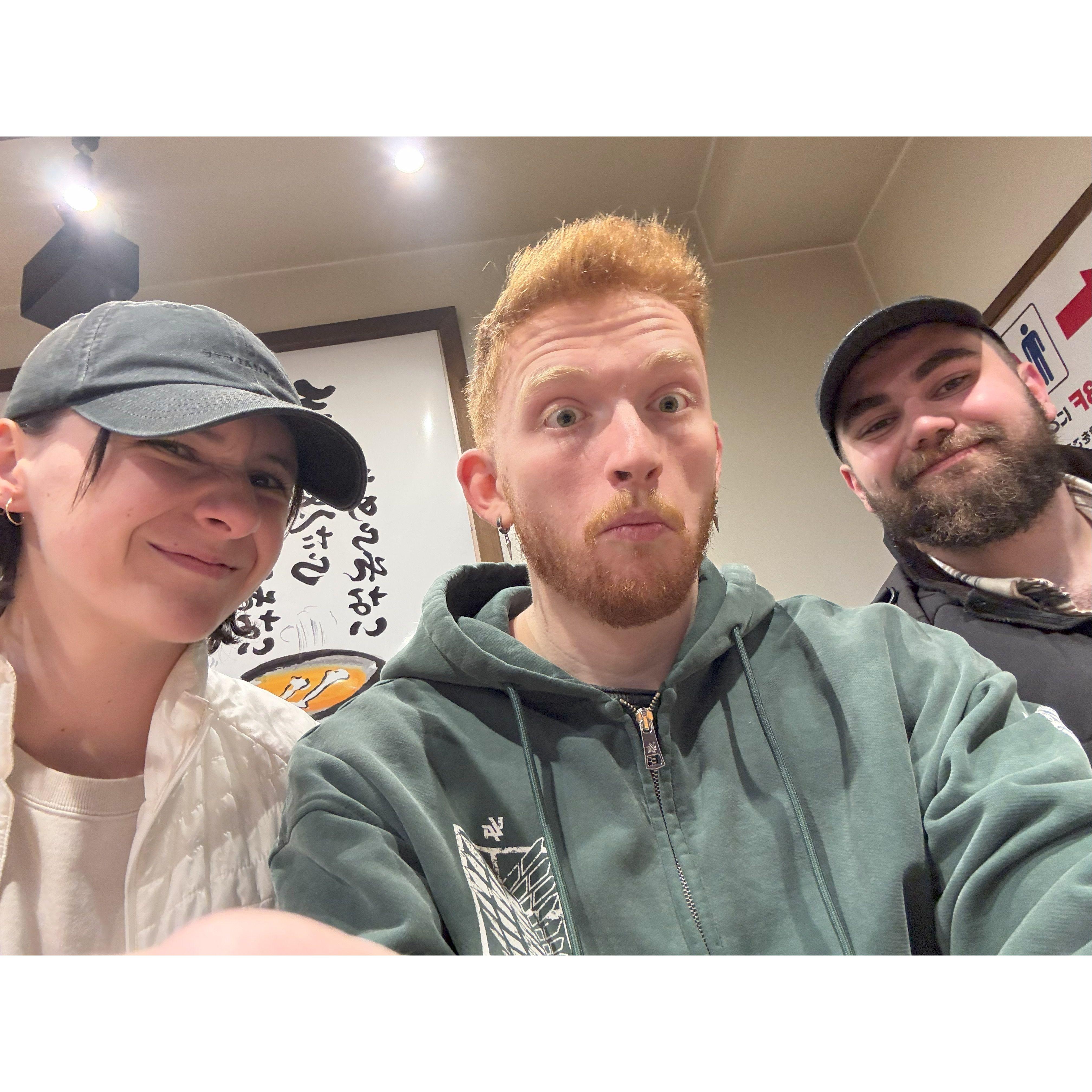 Our first authentic ramen experience in Akihabara, Japan!