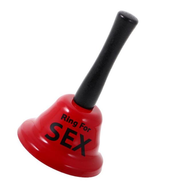 Dovewill Ring for Sex/a Kiss/Love Hand Bell Novelty Toy Gag Gift Bride To Be Hen Night - for Sex