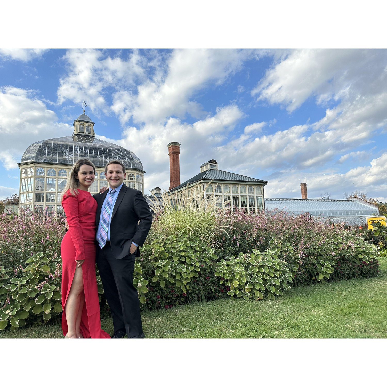 At the wedding of their good friend Mel