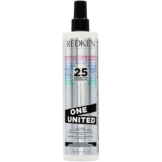 Redken One United All-In-One Leave In Conditioner - Multi-Benefit Treatment For All Hair Types, Heat Protectant Spray, Paraben Free