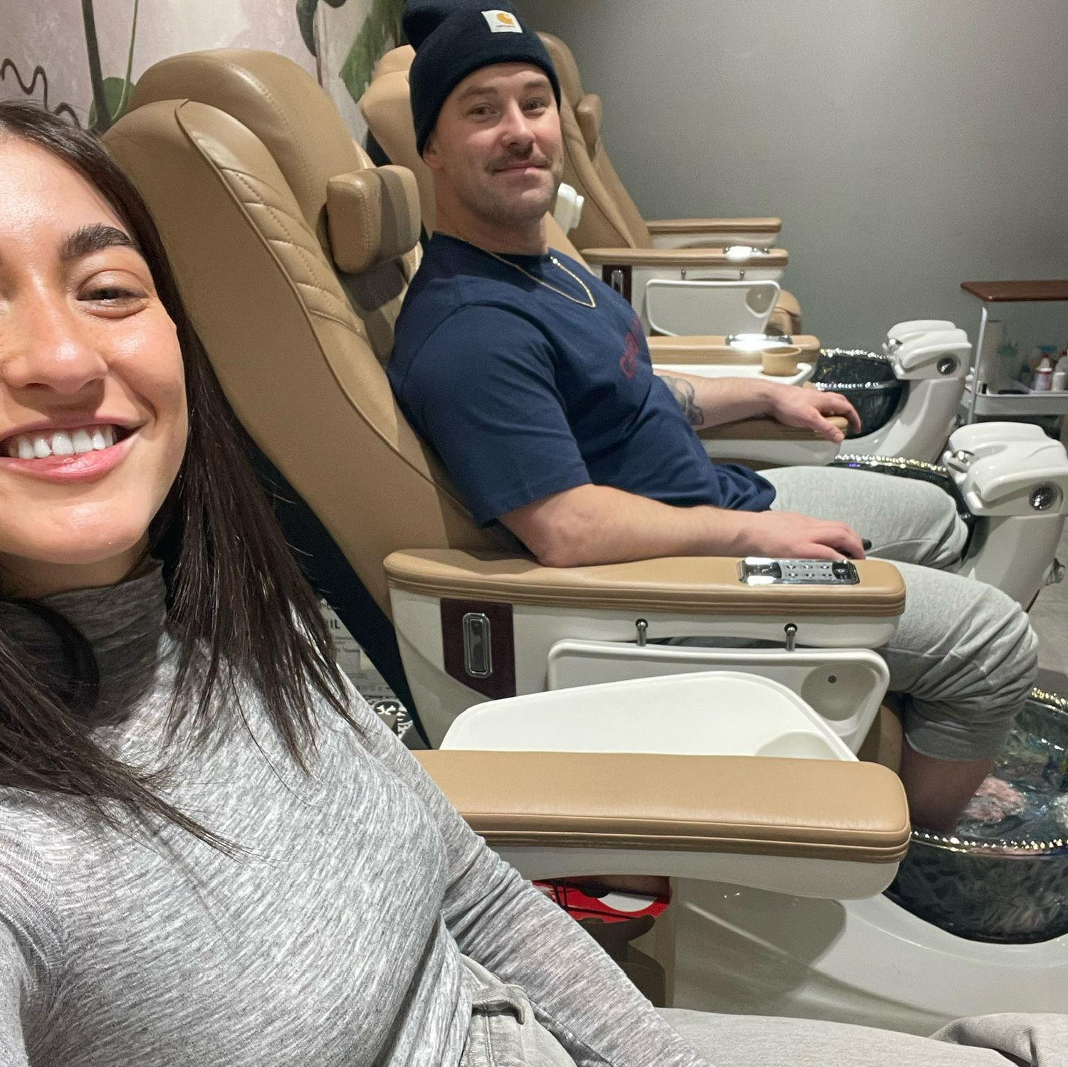 Mani-Pedis together. The Best-Friend Check!