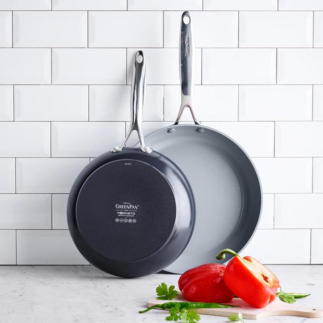 GreenPan Valencia Pro Ceramic Nonstick Skillets, Set of 2, 10" & 12"