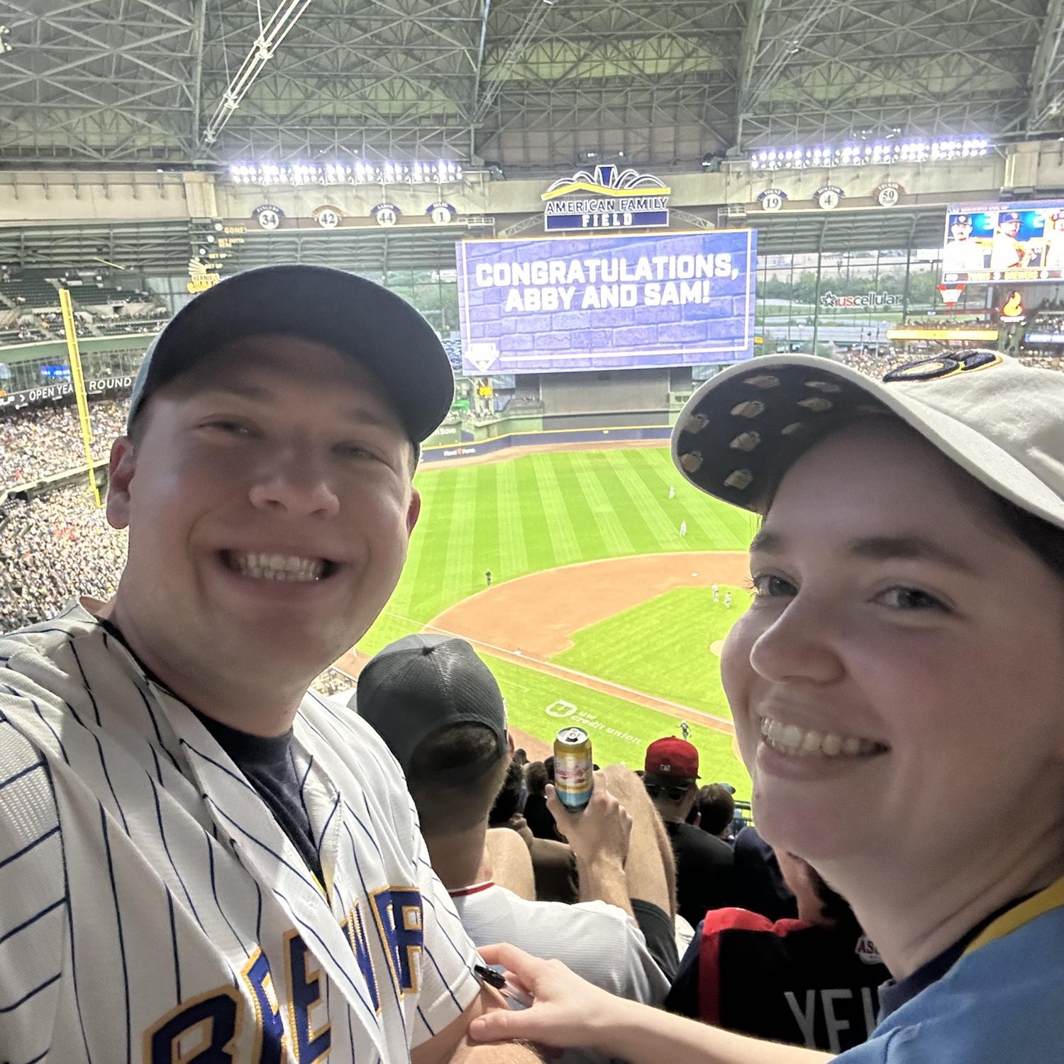Brewers game shoutout