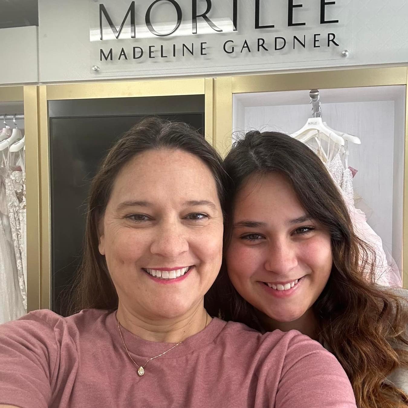 Me and momma dress shopping, look how cute she is <3 So grateful for a sweet momma like you