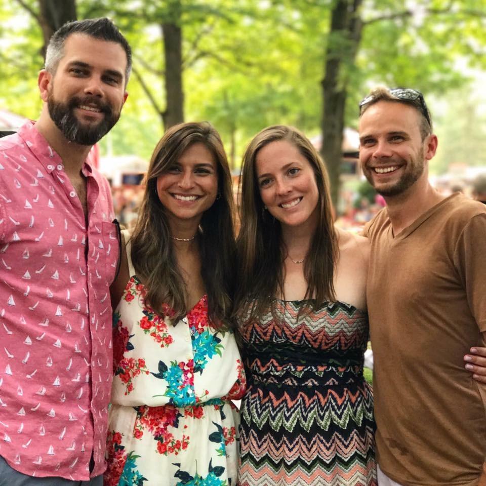 Best Man, Joey, Christa and Us at the track