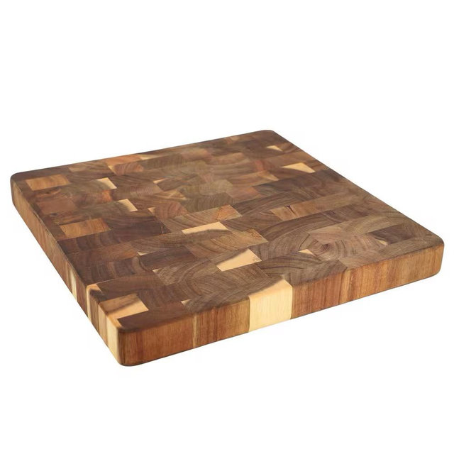 13.75 in. Square Thick Acacia Cutting Butcher Board