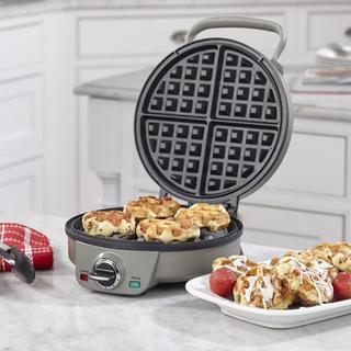 4-Slice Round Belgian Waffle Maker