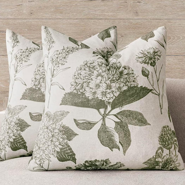 Linen Pillow Covers Set of 2