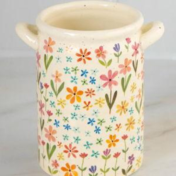 Utensil Crock - Daisies